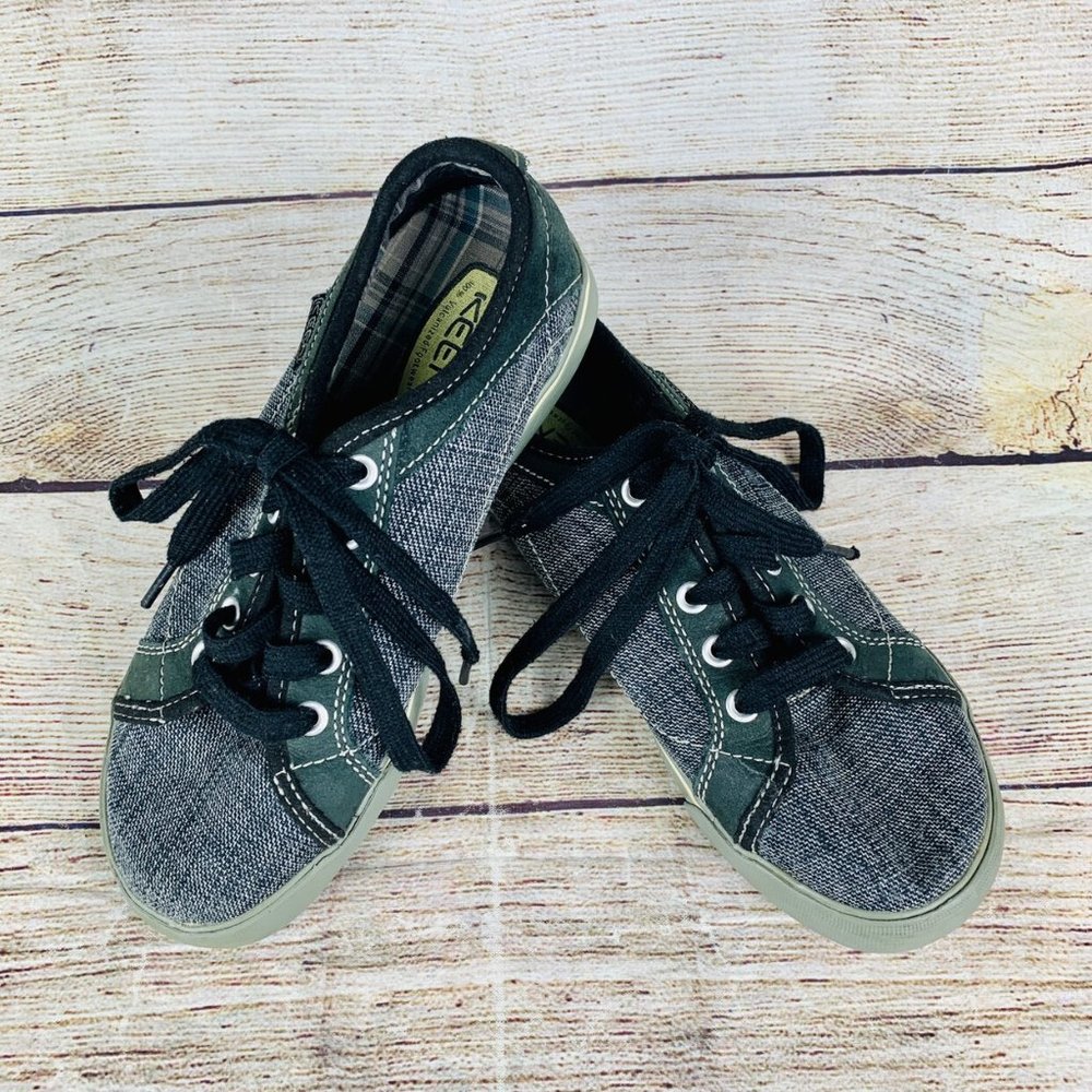 Keen Sneakers Aracata Lace Up Suede & Canvas Big Kids 2